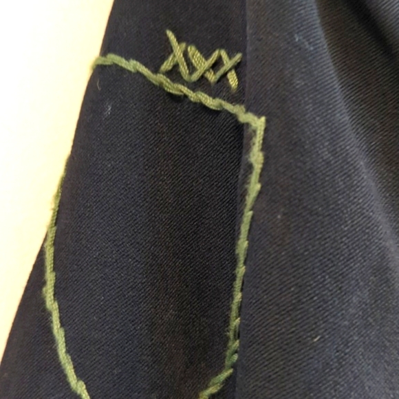 Raw 7 Vintage Applique Cropped Jacket M - Picture 9 of 16